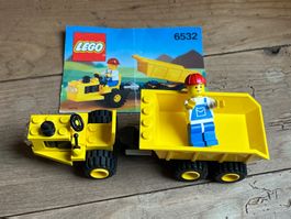 Lego 6532: Gelber Kipper mit Anleitung, ein Klassiker!
