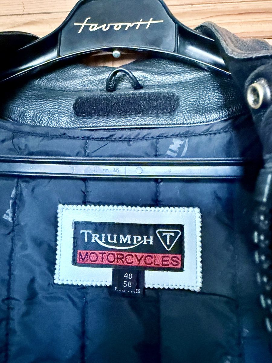 Triumph Giacche: Motorradjacke, Lederjacke, Triumph, Vollleder – Usato da Hersiwil venduto da IAKoB 5