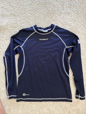 T-shirt anti-UV Club Med bleu manche longue taille M