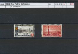 1942 Pro Paria, Jahrgang, ** postfrisch