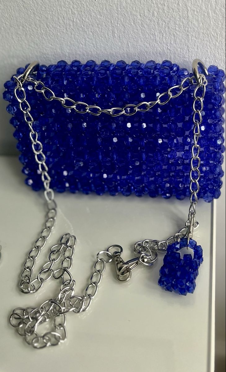 Borse da donna: Handgemachte Perlen-Handtasche mit Mini-Taschenanhänger – Nuovo (secondo la descrizione) da Möhlin venduto da mil_h55x 9