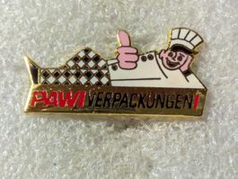Ansteckpin 61: Pawi Verpackungen