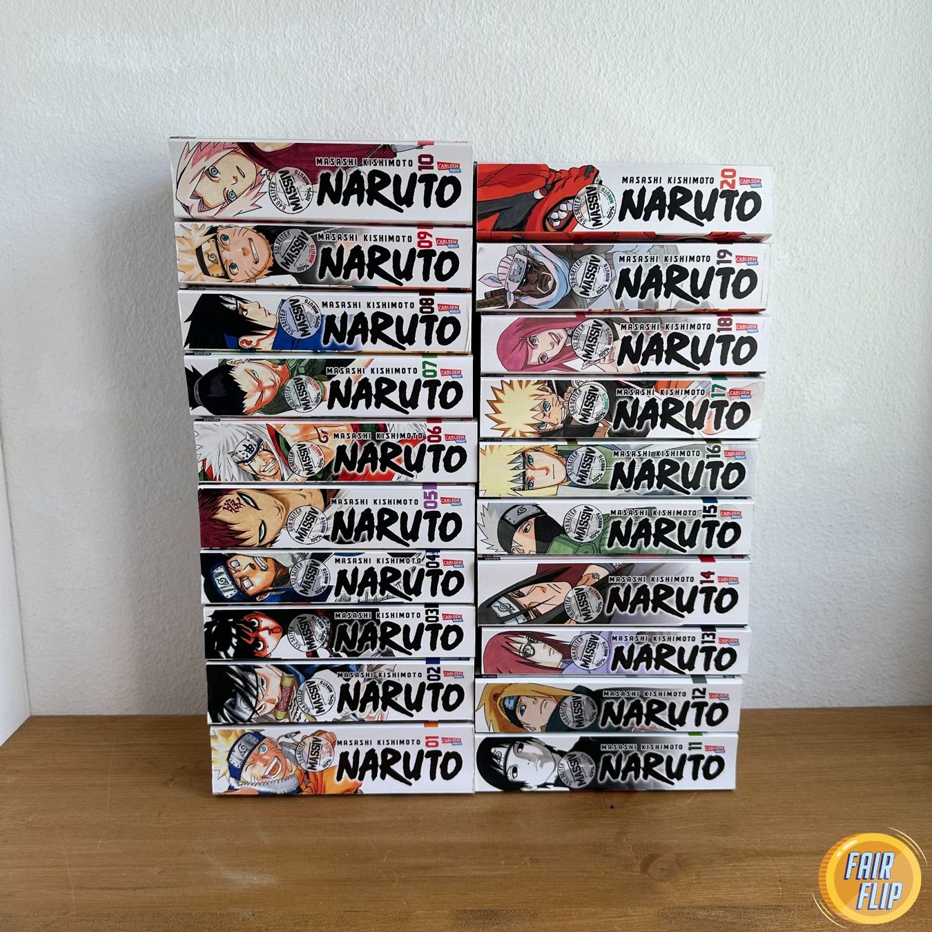Fumetti: Naruto Massiv Manga - Band 1-20 – Usato da Luzern venduto da fairflip