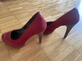 Rote, elegante High Heels von Roberto Santi Gr. 35