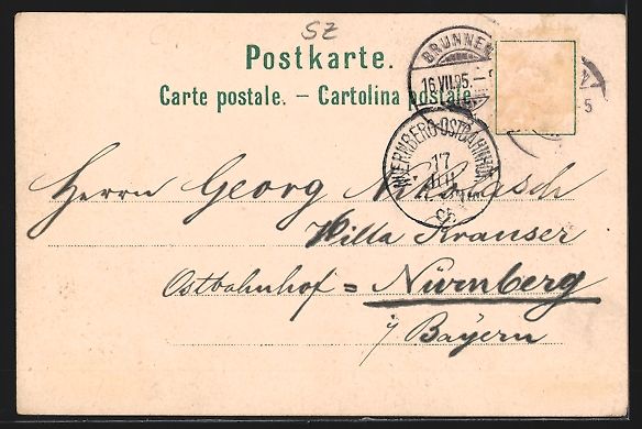 Cartoline postali: Litho Brunnen, Teilansicht, Axenstrasse – Usato da Berlin venduto da bartko-reher 1
