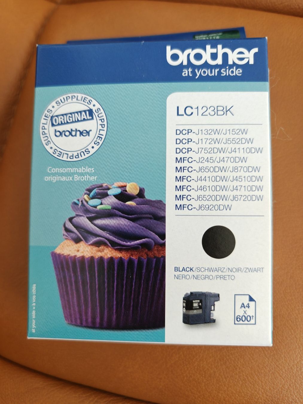 Brother Druckerpatronen & Toner: Brother Druckerpatrone LC123BK Schwarz – Neu und originalverpackt aus Bottmingen von Kkss