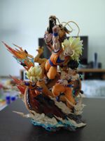 Superbe statue de Dragon Ball Z - Son Goku, Gohan, Goten