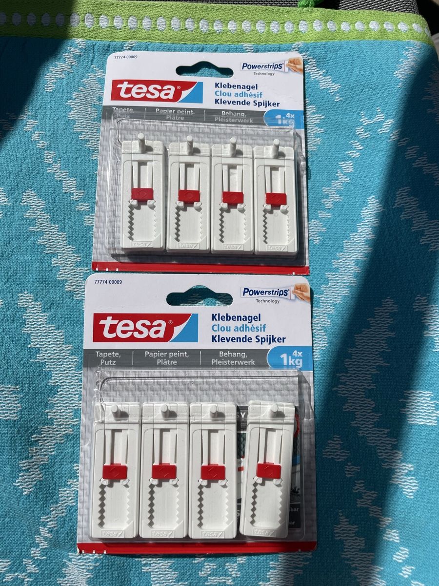 Tesa Tutti gli attrezzi: Tesa Klebnagel 2x Packungen – Nuovo e nell'imballaggio originale da St. Gallen venduto da xandram07