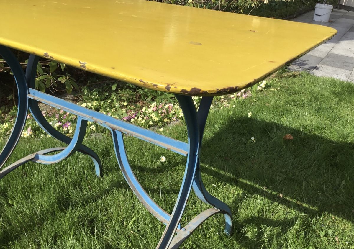 Tavoli: Jugendstil Gartentisch rechteckig 100-jährig – Usato da Rüschlikon venduto da succes08 2