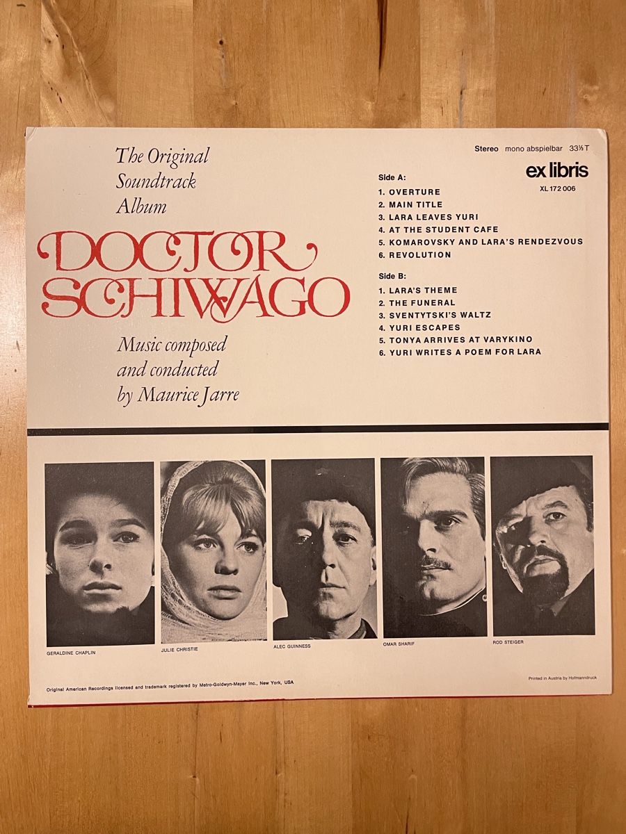 Dischi in vinile: Doctor Schiwago Soundtrack LP – Usato da St.Gallen venduto da Thh7 1