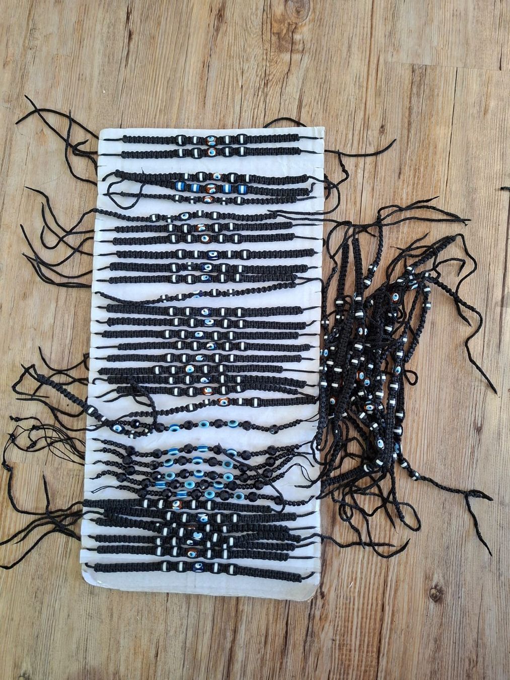 Bracciali & Braccialetti: Schutzarmbänder Set, Evil Eye, Glücksbringer, Makramee (52) – Nuovo (secondo la descrizione) da Lyss venduto da van_td8t