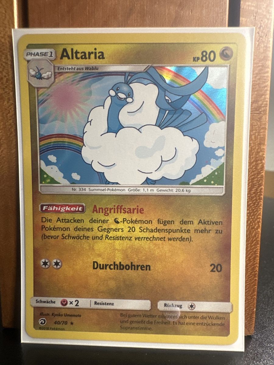 Pokémon Carte collezionabili: POKÉMON / Altaria / Holo – Usato da Herzogenbuchsee venduto da TCG-High-Quality