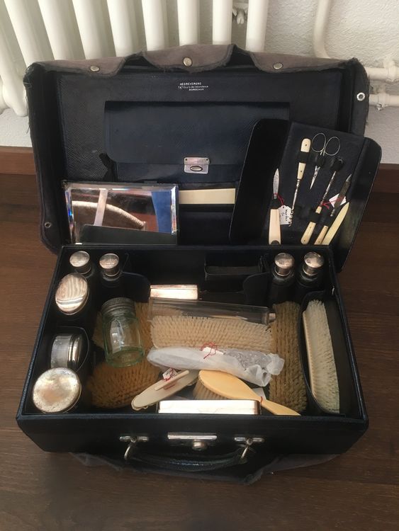 Vanity vintage 1900/ Kosmetik Koffer/ necessaire toilette 1