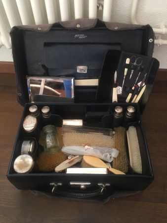 Vanity vintage 1900/ Kosmetik Koffer/ necessaire toilette