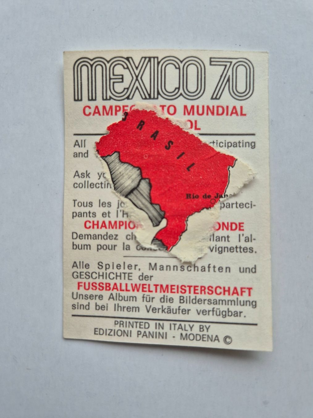 Panini Sammelbilder & Trading cards: Panini Mexico 70 PELE Brasil Sammelbild – Gebraucht aus Langendorf von zvonu161 1