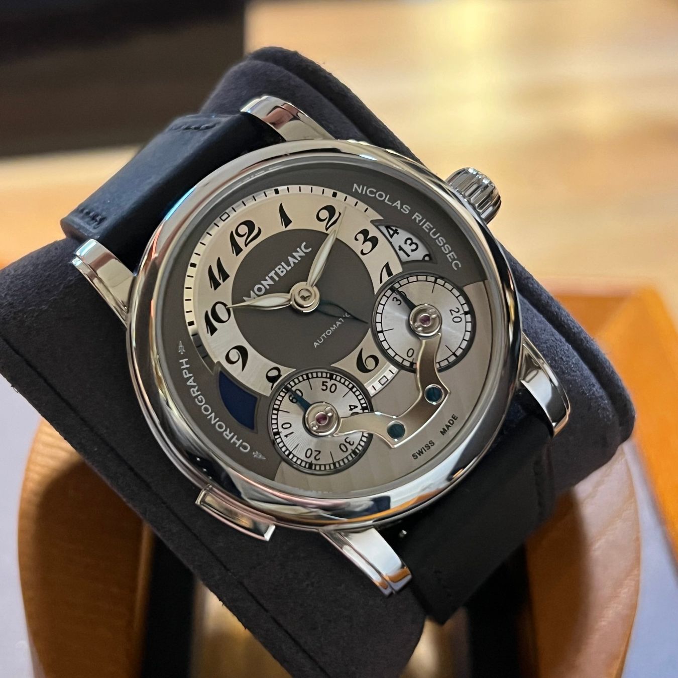 Montblanc Orologi: Montblanc Nicolas Rieussec Chrono Full Set 7138 – Usato da Carouge GE venduto da Watchaser 7