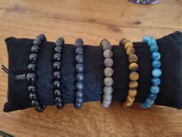 Armketten,ONYX, BRONZIT, TIGERAUGE, APATIT-Preise varieren!