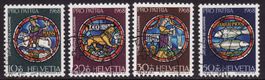 Pro Patria Satz SBK-Nr. 138-141 (Glasgemälde 1968)