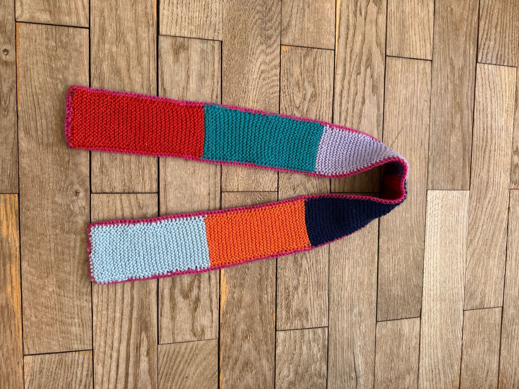 Foulards, Tücher & Schals: Bunter kleiner Strickschal, neu – Gebraucht aus Luzern von Mamutpe 3