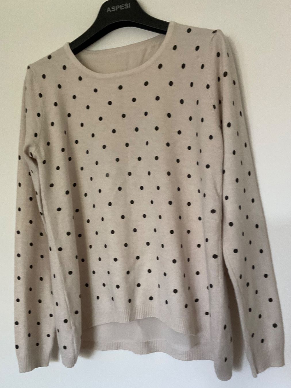 Pulls & Sweat-shirts: Kaschmir Wolle Seide Pullover Gr S ecrue / schwarz – D'occasion à Urdorf par alda02 3