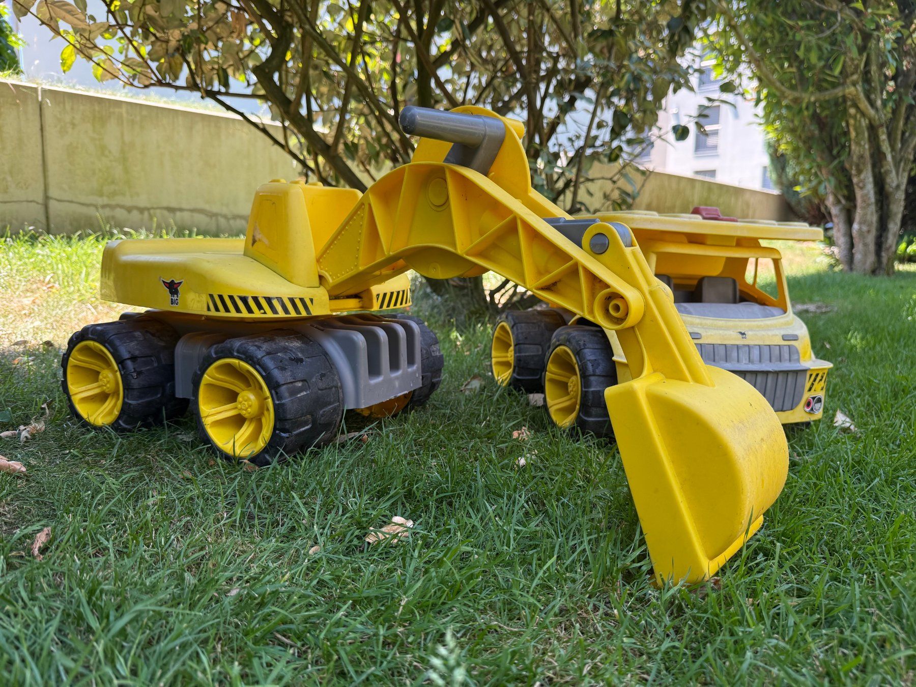 Big Veicoli per bambini: BIG Power Worker Maxi-Digger und Maxi-Truck – Usato da Grüningen venduto da mscheu 7