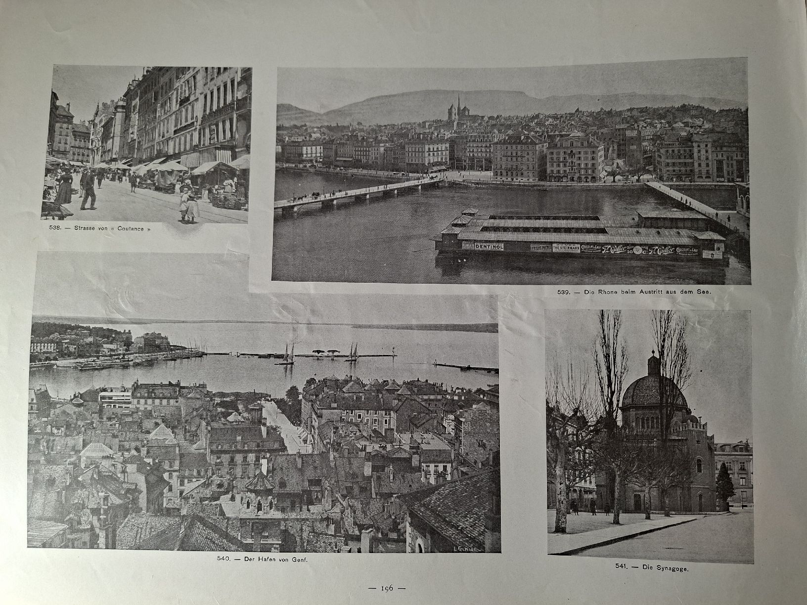 Libri: Heft  Schweizer Panorama Album, Genf 2, 1903,  – Usato da Grindelwald venduto da carro5 2