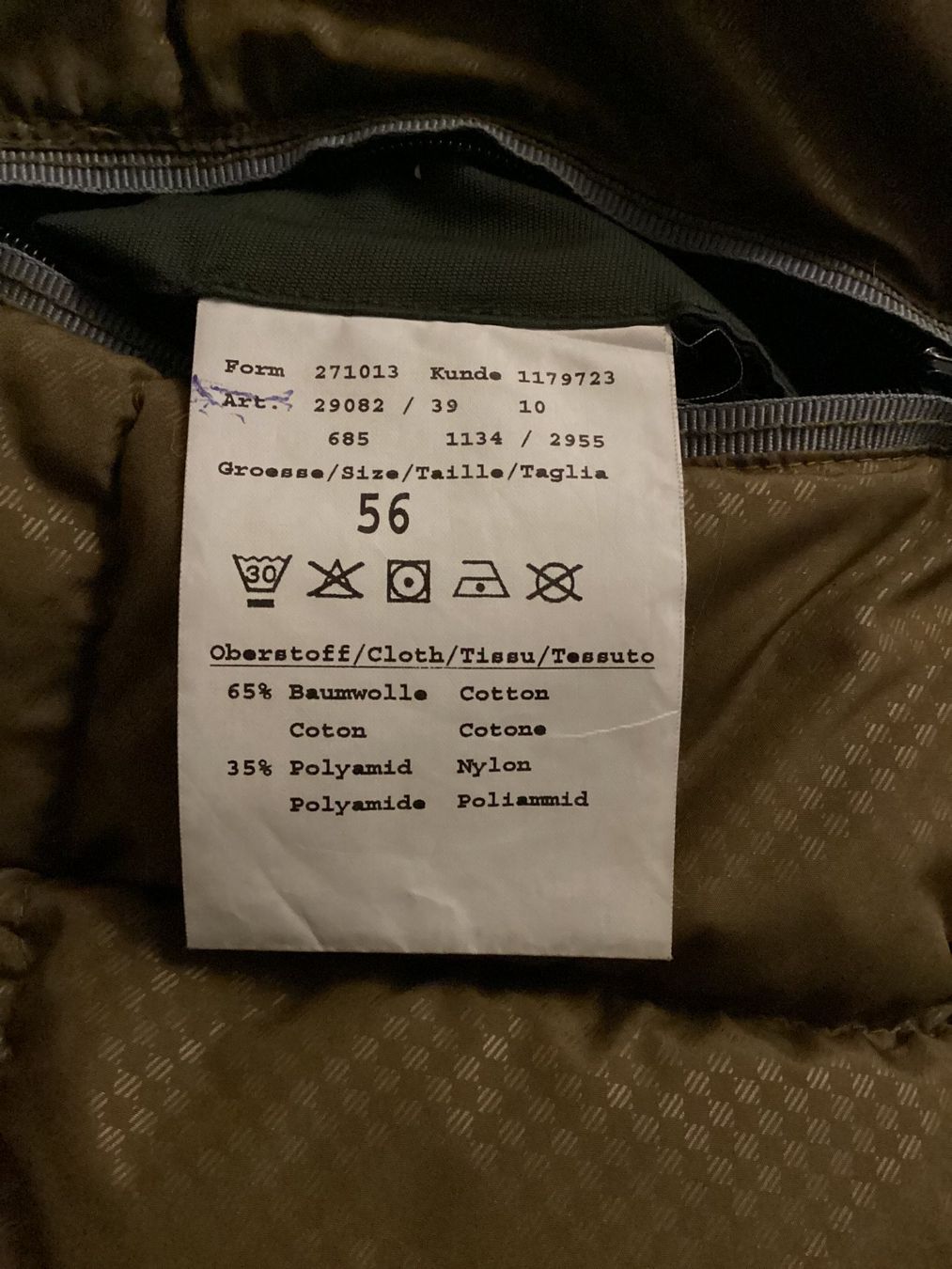 Bugatti Giacche: Bugatti Parka/Jacke, kaki, Gr. 56, gebraucht – Usato da Bad Zurzach venduto da Hibiskus78 6