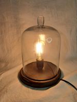 Lampe cloche en verre style vintage, ambiance chaleureuse ✨