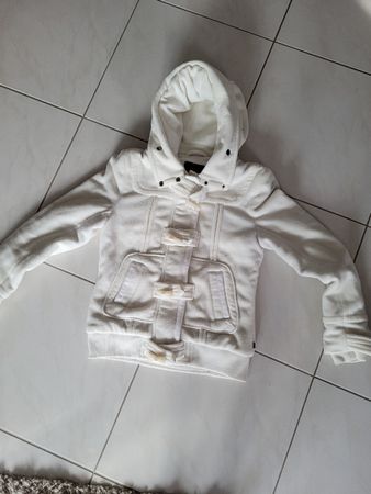 schöne beige warme winterjacke von no name grösse s