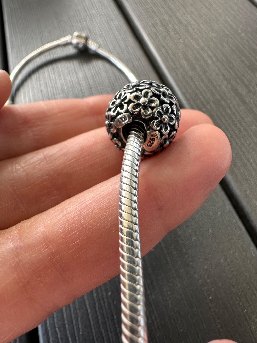 Pandora Catenine: Pandora Kette mit Charms – Usato da Winterthur venduto da AngiDi 4