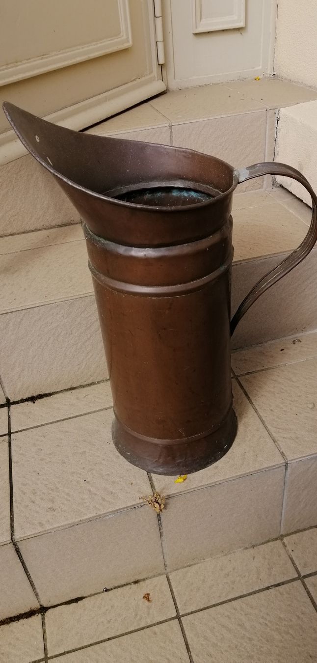 Vasi per fiori: pot en cuivre ancien  – Usato da Lausanne venduto da Jdelta 2