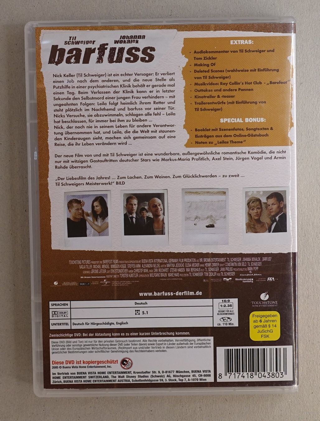 Tous les DVDs: Barfuss – D'occasion à Sessa par fraenklishop 1