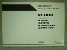 Ersatzteil -Katalog Suzuki VL 800   Jg.2004-2