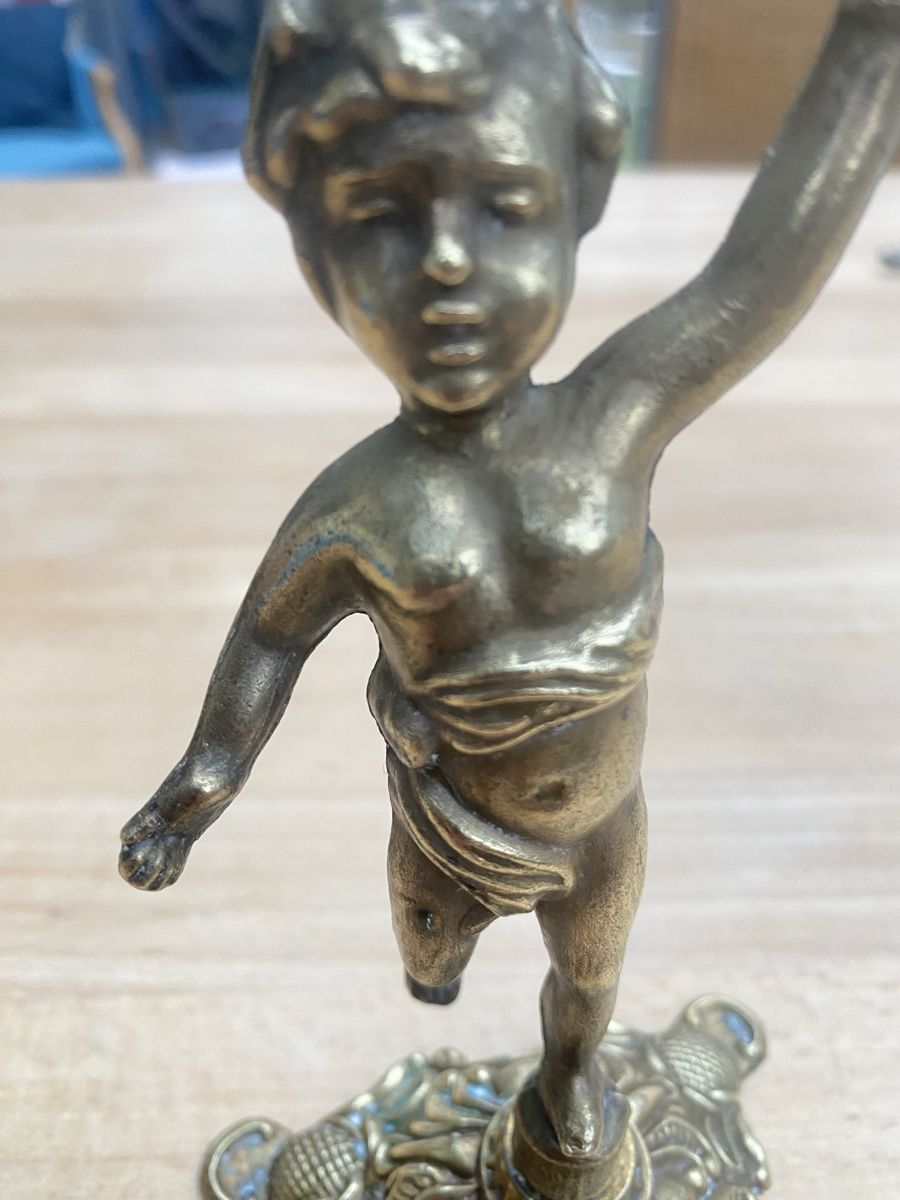 Portacandele: Barock Putto Kerzenständer – Usato da Wiesendangen venduto da argon03 7