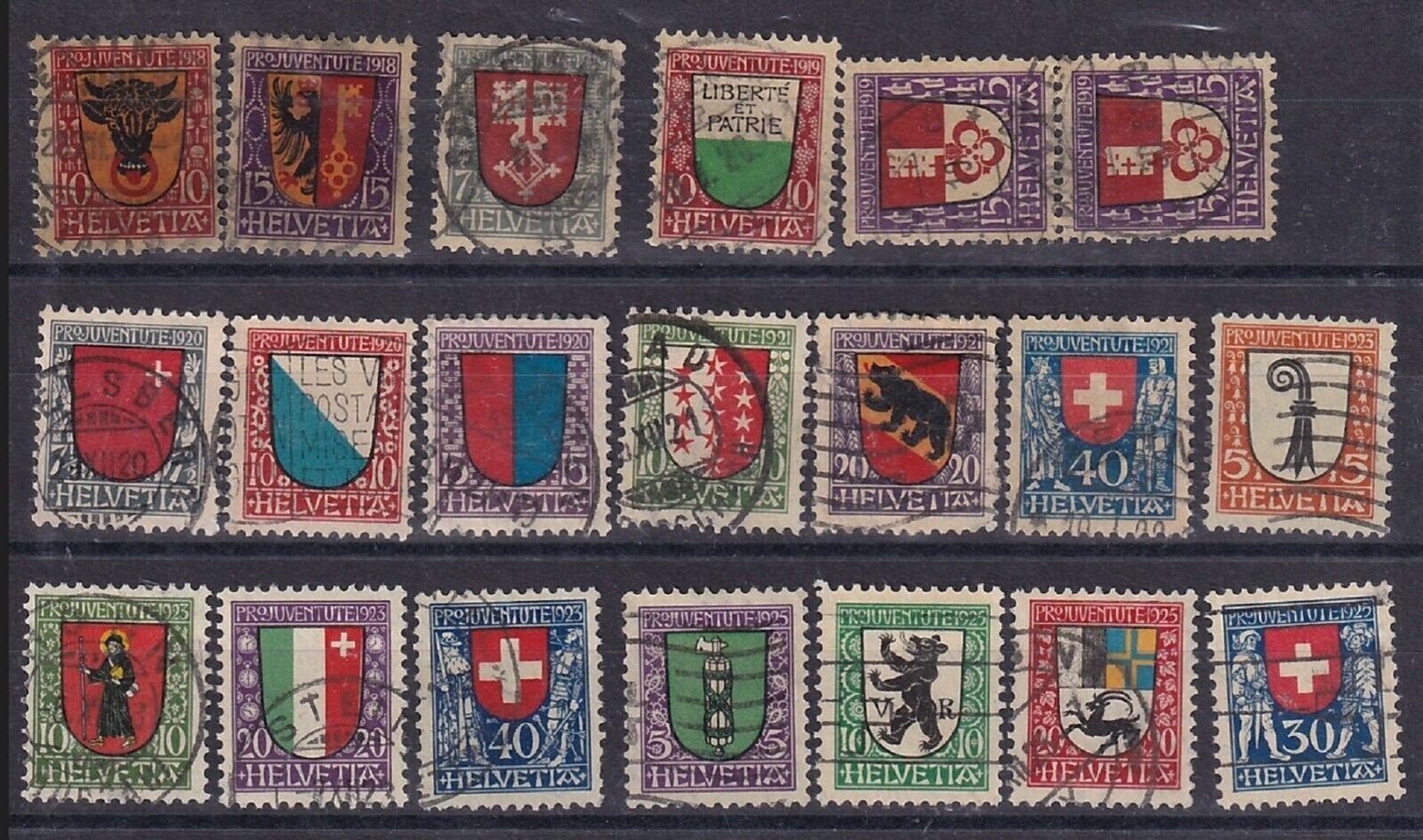 Tutti i francobolli: PJ Lot gestempelt, Kat. 300.-- – Usato da Frauenfeld venduto da Interessent1