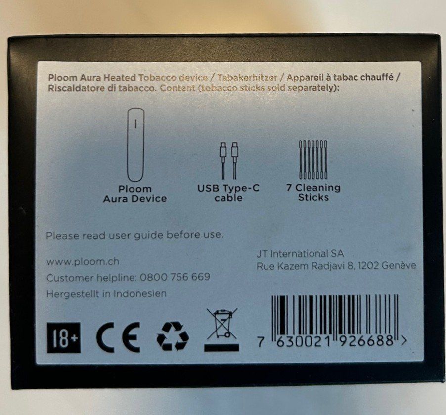 Altri Prodotti per fumatori: Ploom Aura Jet Black – Nuovo e nell'imballaggio originale da Rüti - ZH venduto da Elturco31 1
