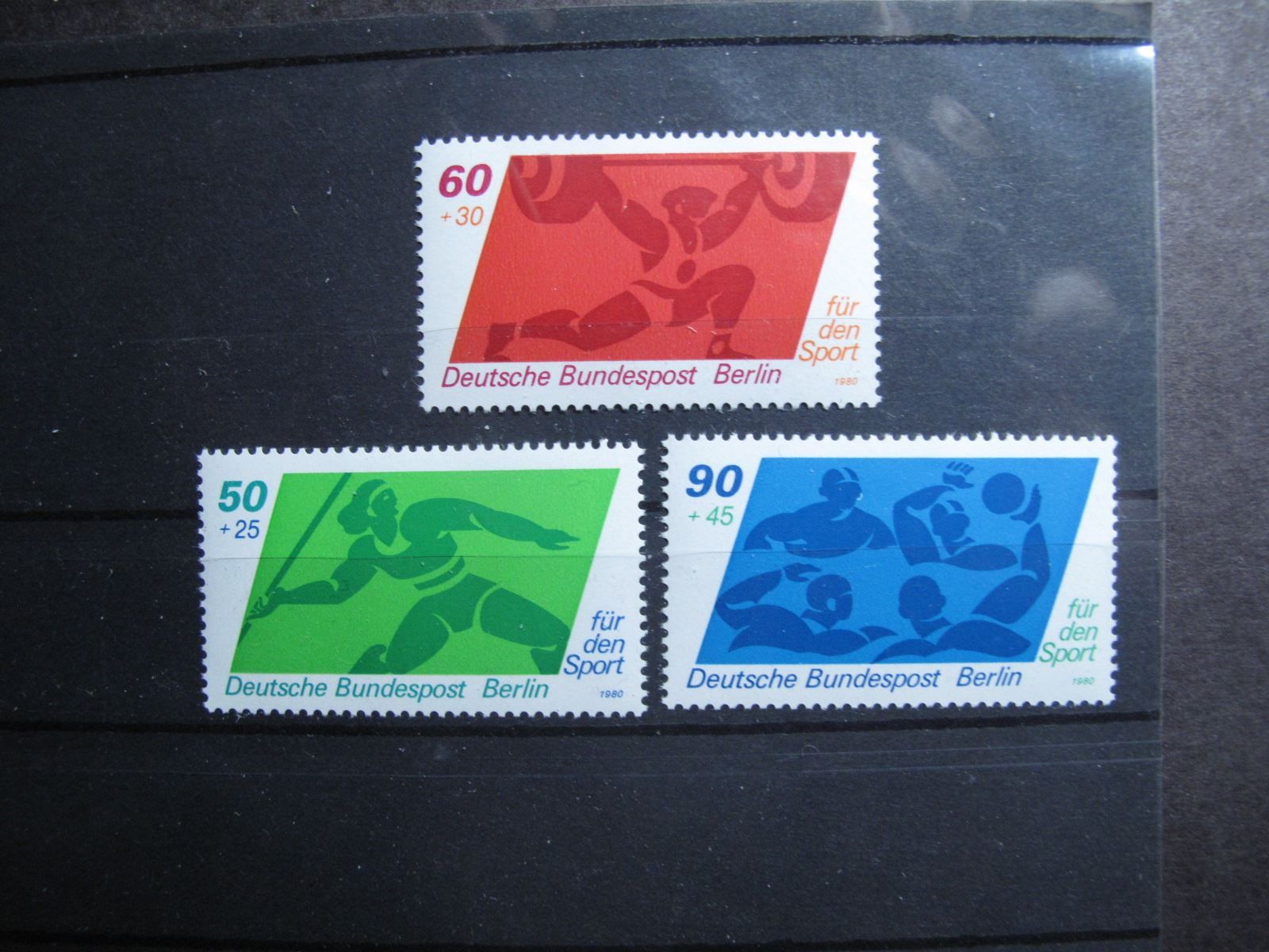 Tutti i francobolli: Berlin 1980 Sporthilfe ** – Usato da Wil SG venduto da fva01