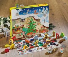 Adventskalender "In der Bärenhöhle" ,24 Holzfiguren,von HABA