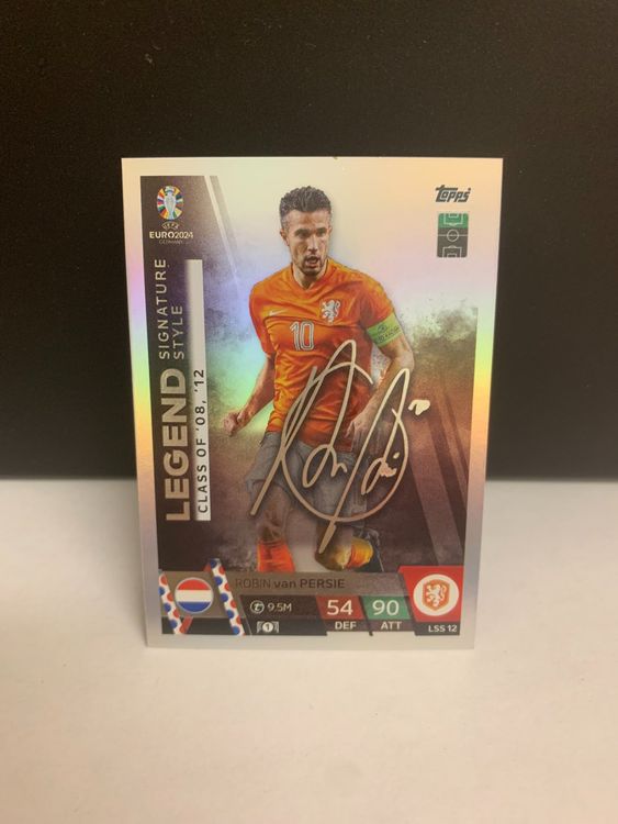 Topps Euro 2024 Robin van Persie Legend Signature Style (Neu (gemäss ...