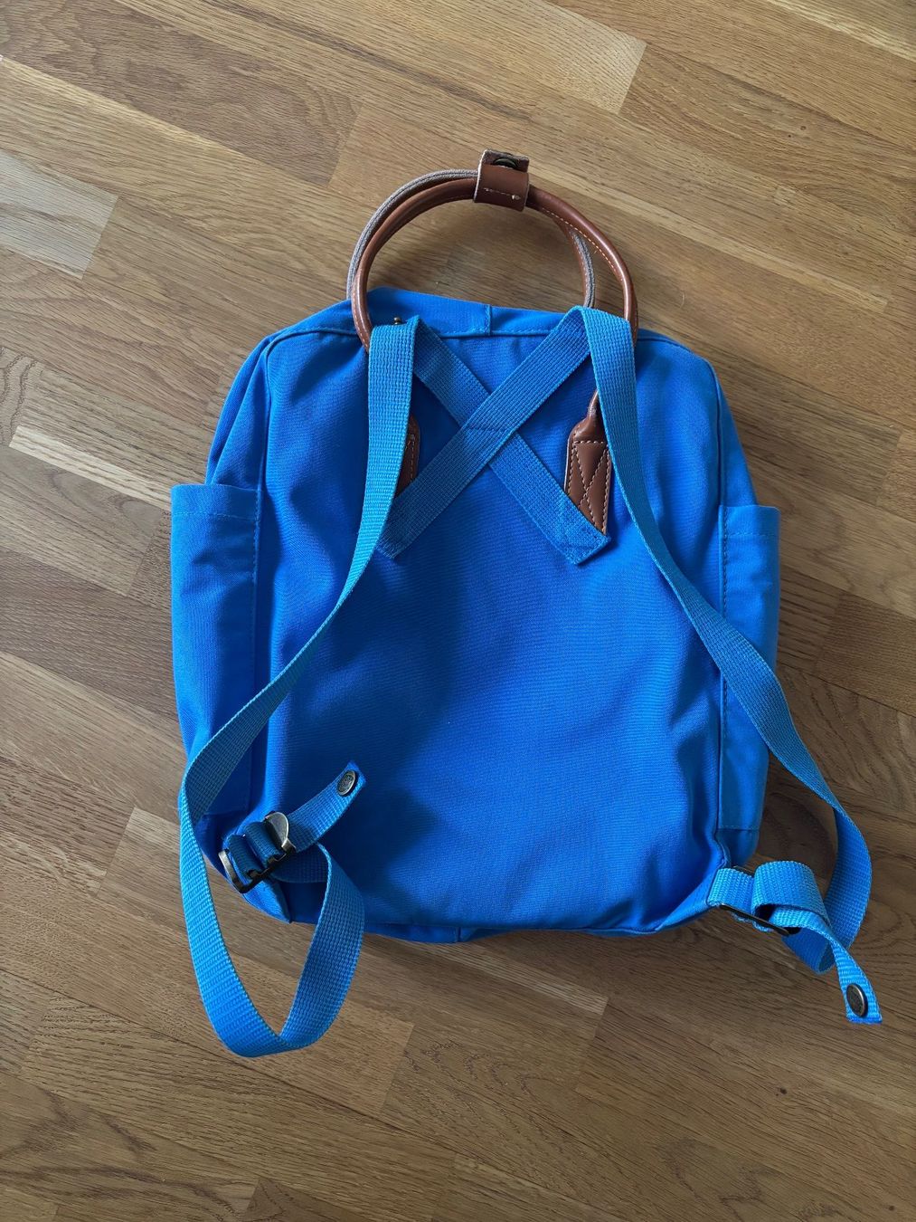 Fjällräven Sacs à dos: Fjällräven Kanken Rucksack blau - Ledergriffe – D'occasion à Bern par kla_5x6s 1