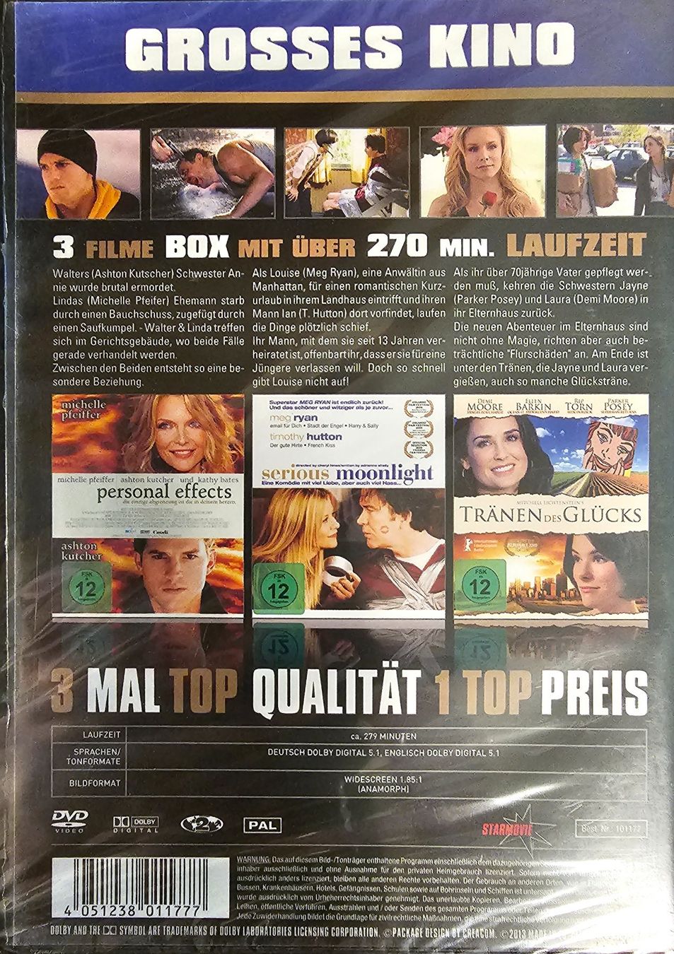 Tutti i DVDs: Serious Moonlight - Tränen des Glücks - Personal Effects – Nuovo e nell'imballaggio originale da Wahlen b. Laufen venduto da Cg10 1