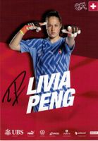 Livia Peng Autogramm original handsigniert Schweiz 2025