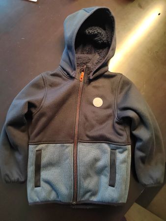 Name it! Fleece Jacke, Gr. 116, Kapuze abnehmbar