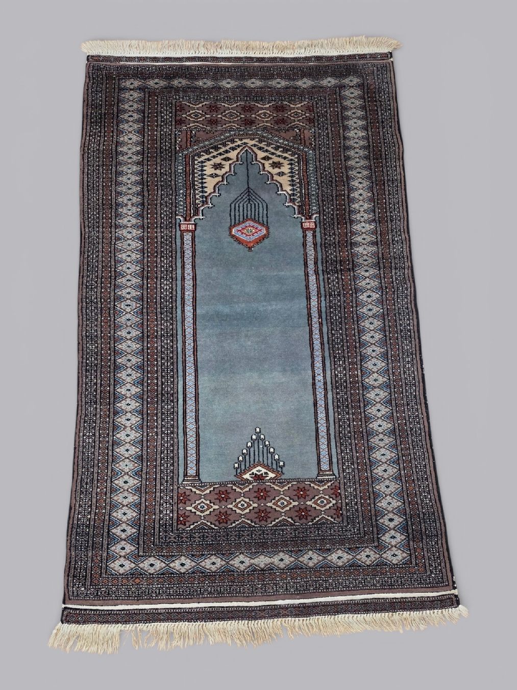 Tappeti: Teppich hellblau gemustert 169x93cm  – Usato da Rieden AG venduto da RuvensBrocki 1
