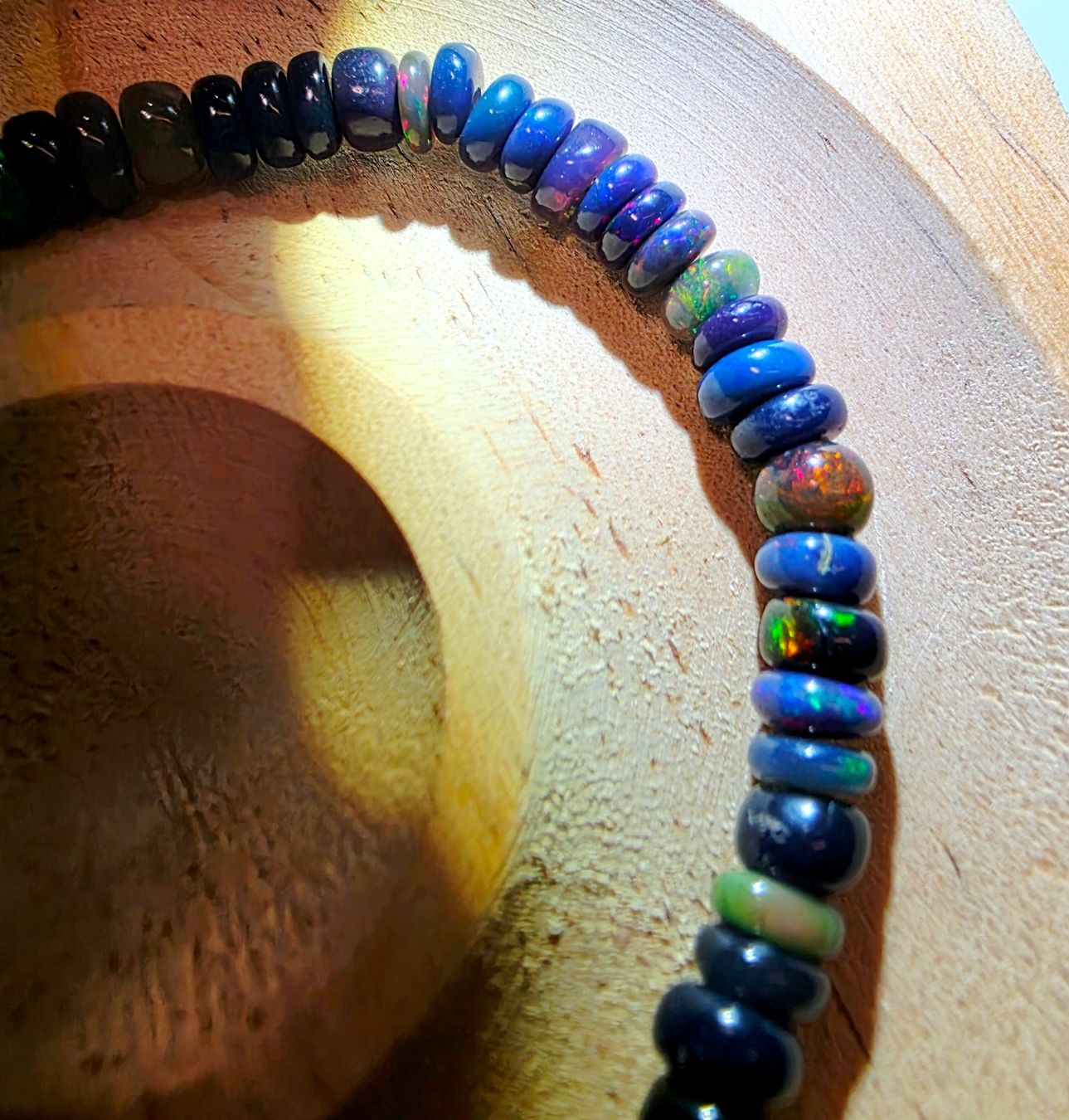 Minerali & Pietre curative: Schwarzes Opal Armband B – Nuovo (secondo la descrizione) da Matzingen venduto da Shay_Crystalz 1