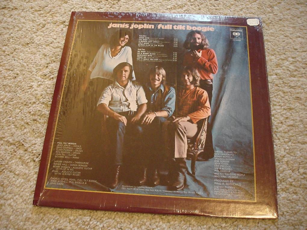 Dischi in vinile: JANIS JOPLIN LP  " PEARL " ORIGINAL 1971  – Usato da Niederweningen venduto da tsnuk333 4