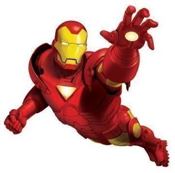 Sticker: Marvel - Iron Man Wall Decals >autocollants muraux – Nuovo (secondo la descrizione) da St-Imier venduto da ATTAKSHOP 1