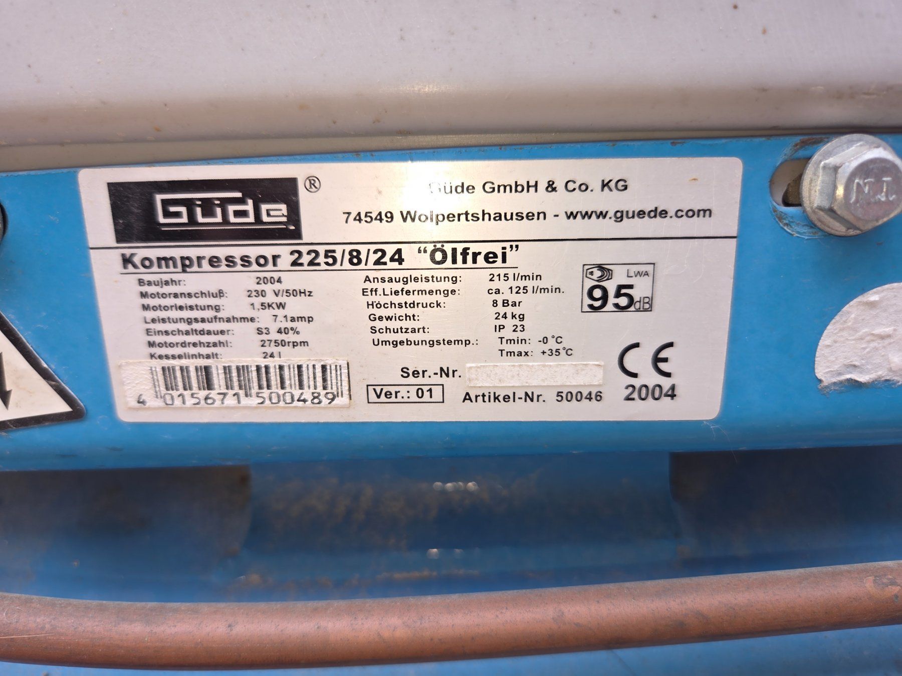 Compresseurs: Kompressor Güde 24 Liter – D'occasion à Pratteln par Faehrimaa4057 1