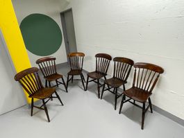 Antike englische Farmhouse / Pub Chairs