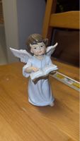 Deko Engel mit Buch, Porzellan, neuwertiger Zustand